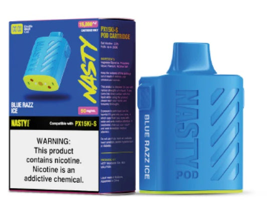 Repuesto Nasty - Blue Razz Ice Pod Px15ki- 15000Puff